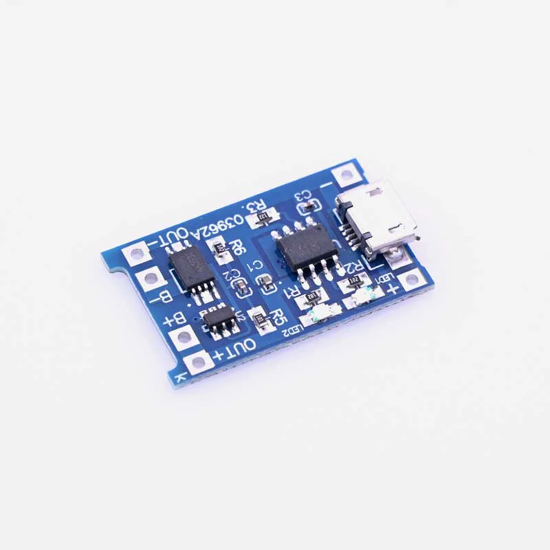 TP4056 BATTERY CHARGING (MICRO USB) MODULE
